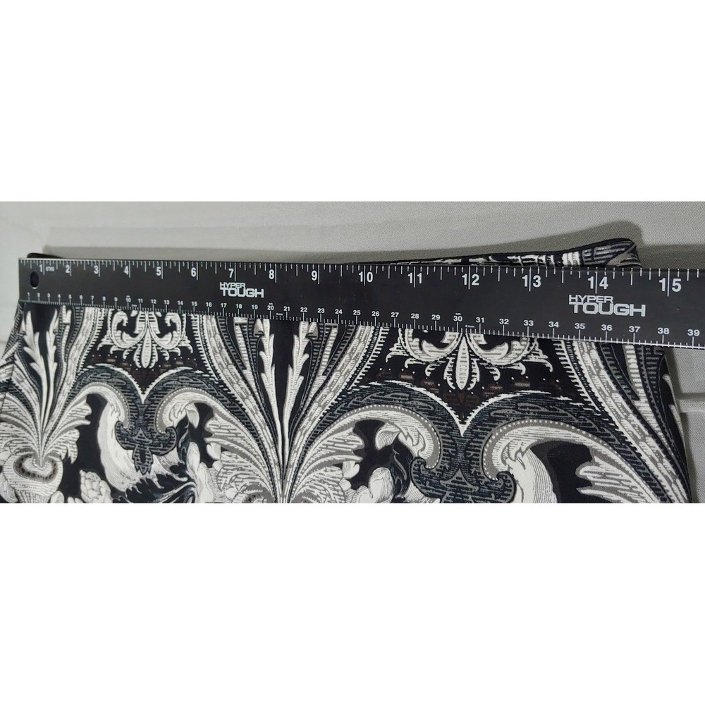 New York & Company Size 6 Black White Patterned Pencil Skirt Career - Picture 9 of 10